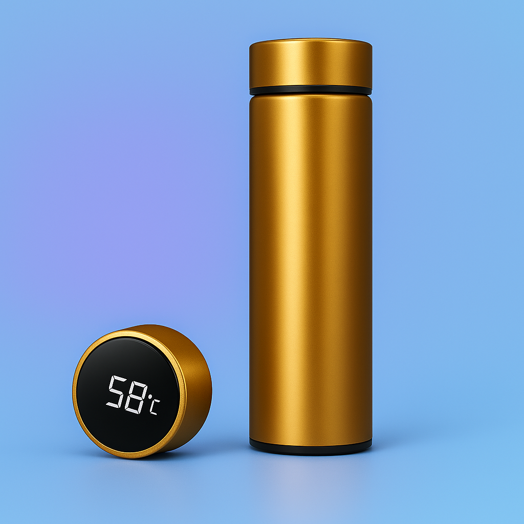 Smart Thermos Bottle with LED Temperature Display