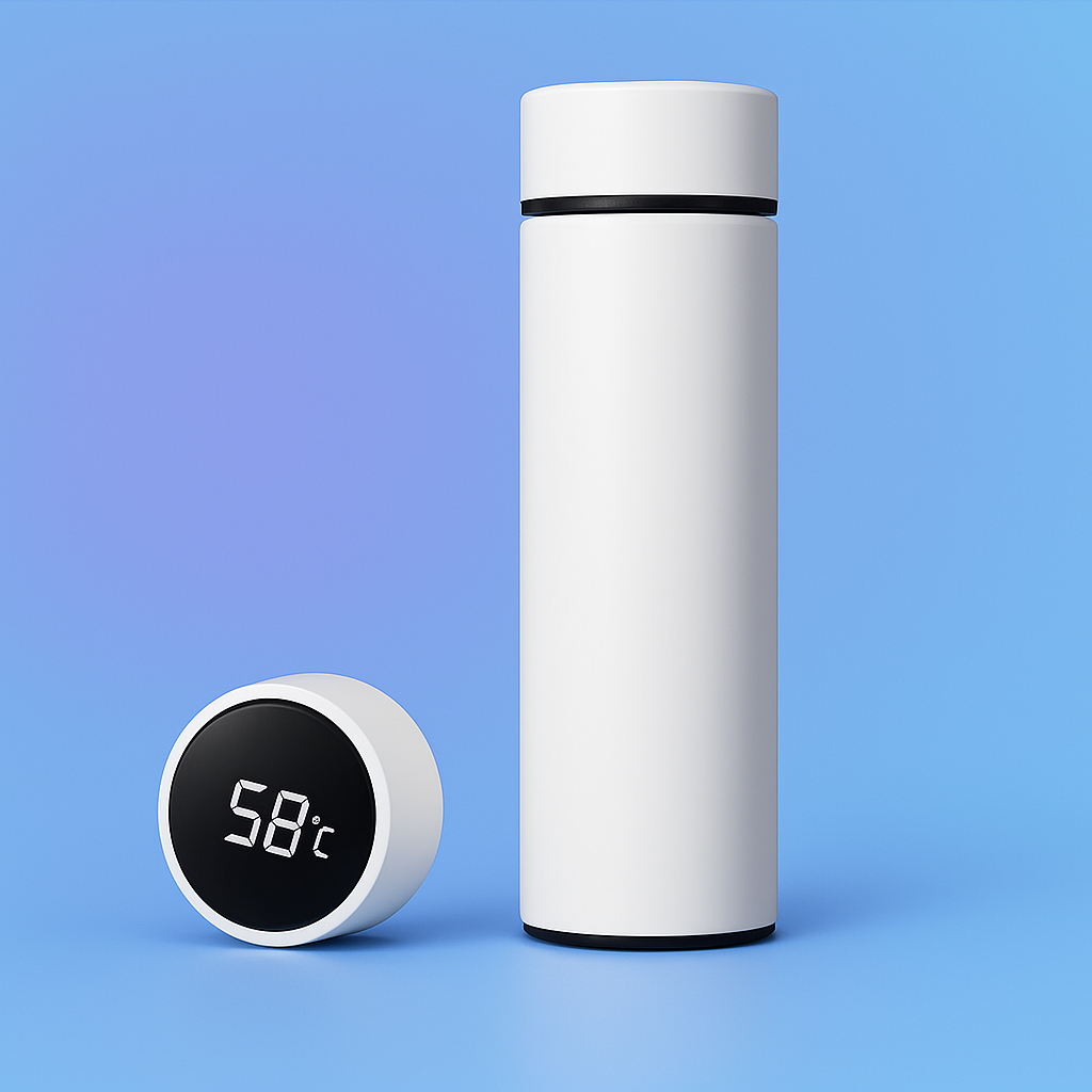 Smart Thermos Bottle with LED Temperature Display