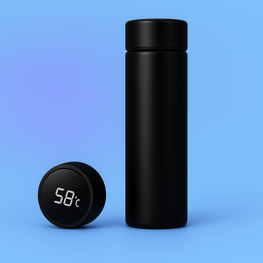 Smart Thermos Bottle with LED Temperature Display