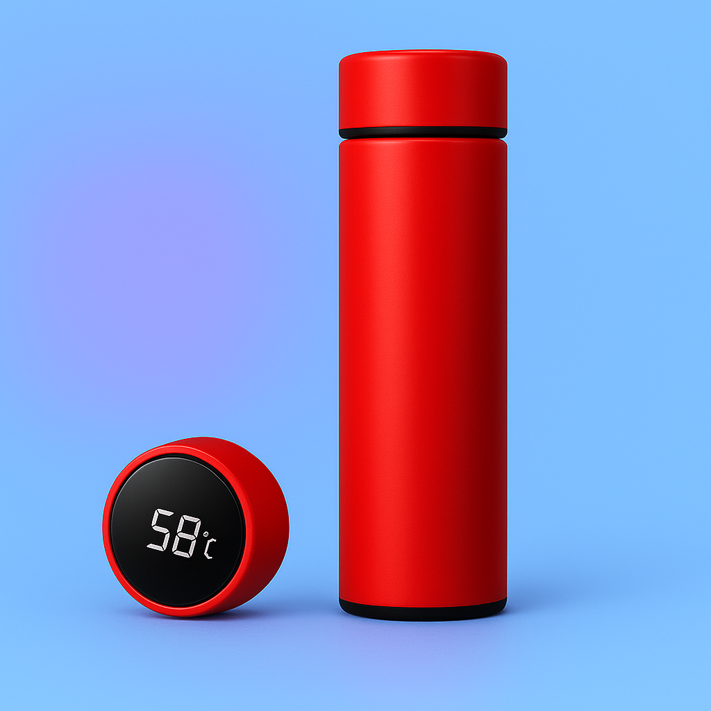 Smart Thermos Bottle with LED Temperature Display