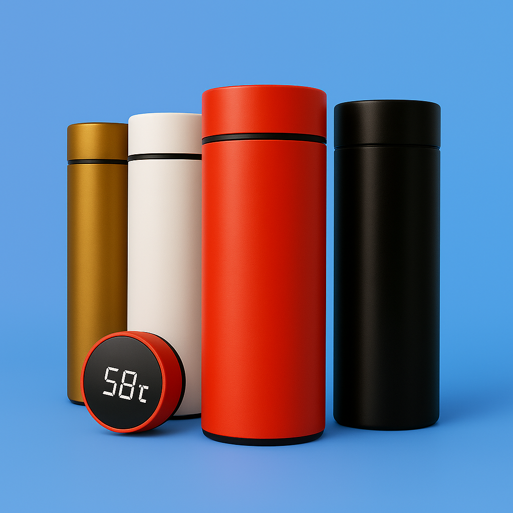 Smart Thermos Bottle with LED Temperature Display